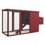 Gallinero de exterior con caja nido para gallinas color Rojo, , large indicador imagen numero 5