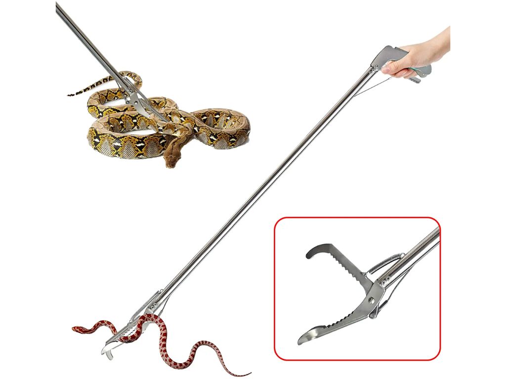 Reptilhábitat Pinza Plegable Para Manipular Serpientes