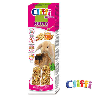 Cliffi Nutsy Barritas de cacachuete para conejos y cobayas