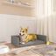 Vidaxl cama de maletero gris claro para perros, , large indicador imagen numero 5