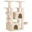 vidaXL &Aacute;rbol para gatos con postes de sisal 2 uds. Parque Muebles Felinos, , large indicador imagen numero 1