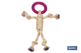 Cofan Juguete Mordedor morado para perros