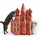 Casita Catedral de San Basilio Poopy Cat color Marrón/ Rojo, , large image number null