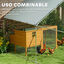 PawHut Gallinero para Exterior Plata, , large indicador imagen numero 10
