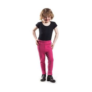 Pantalón para equitación infantil color Rosa/Estrellas Gris Plata