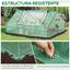 Outsunny Invernadero de Terraza Jard&iacute;n 180x140x80 cm Tipo Caseta de Acero Pl&aacute;stico con Puertas y Ventanas Enrollables para Cultivo de Plantas Verduras Flores Verde, , large indicador imagen numero 5