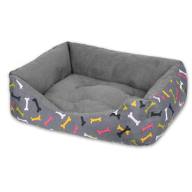 Home Mercury Cama con Estampa de Huesos para Perros 