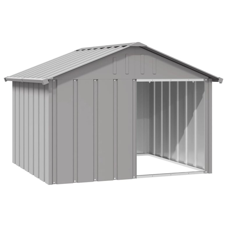 VidaXL Caseta Gris para perros, , large image number null