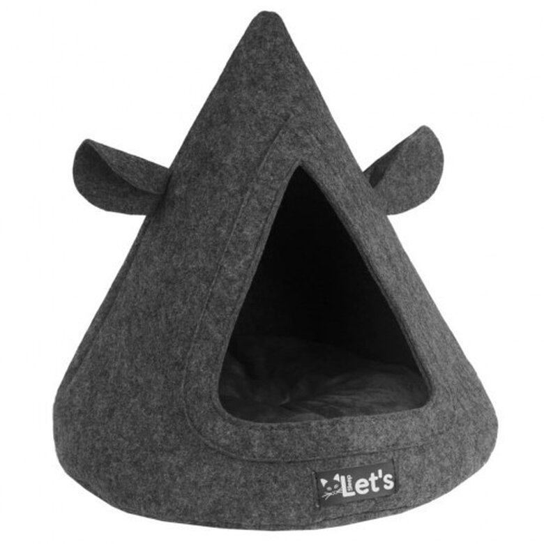 Cama con forma de tienda TeePee color Gris Oscuro, , large image number null