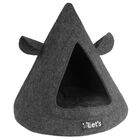 Cama con forma de tienda TeePee color Gris Oscuro, , large image number null