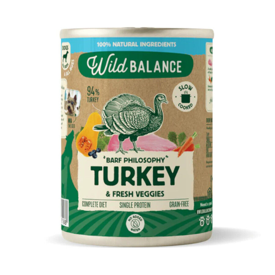 400 g Wild Balance Pavo lata para perros, , large Imagen numero 1