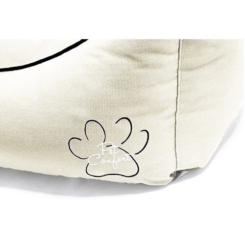 Confort pet cuna florida impermeable beige para mascotas, , large Imagen numero 3