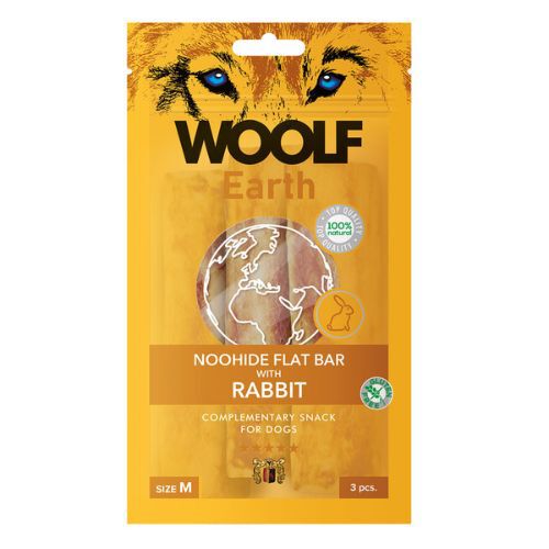 Woolf Earth Noohide M Barrita Plana con Conejo, , large Imagen numero 1