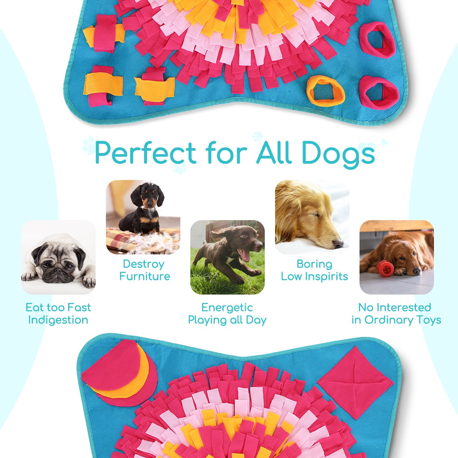 Nobleza Alfombra Olfativa Juego De Inteligencia para perros thumbnail