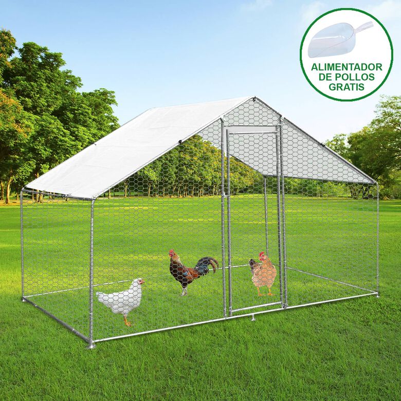 MonsterShop Jaula de Acero para aves 2m x 4m x 2m thumbnail