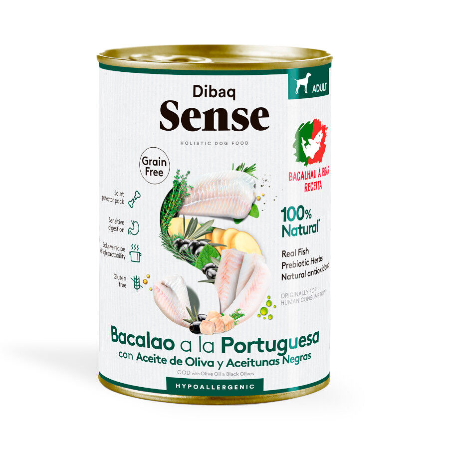 380 g Dibaq Sense Hipoalergenic Bacalao lata para perros, , large Imagen numero 1