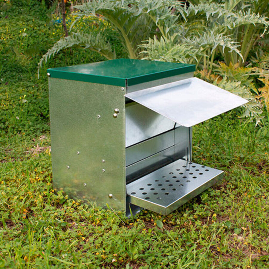 Tolva de apertura mecanica "Jerry" 18L - CON VISERA, , large Imagen numero 2