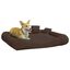 Vidaxl cama rectangular acolchada marrón para mascotas, , large indicador imagen numero 8
