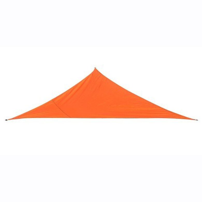 Toldo vela de triángulo Outsunny para jardín color Naranja, , large image number null