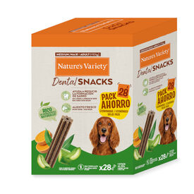 Nature's Variety Medium/Maxi Adult Dental Snacks para perros