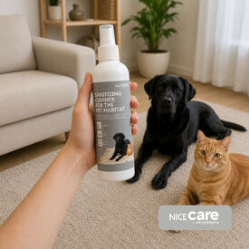 Nice Care Detergente Limpiador Higienizante Habitat para perros y gatos