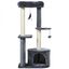 Rascador multi-niveles torre PawHut color Gris y Blanco, , large indicador imagen numero 4