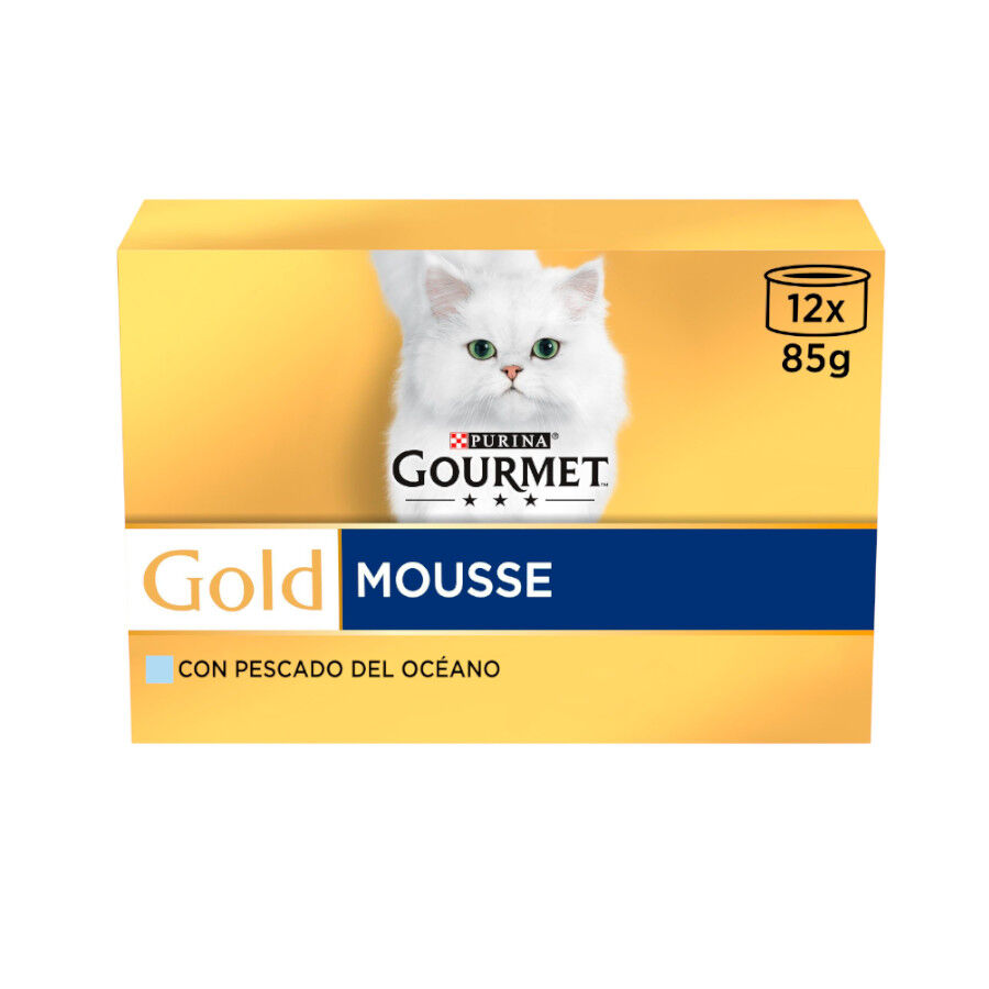 Gourmet Gold Mousse de Pescados del Océano lata para gatos thumbnail
