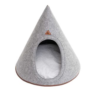 Pet and Co Cama Cueva De Fieltro Gris para Perros