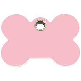 Red dingo Placa identificativa Plastico Hueso para perros rosa