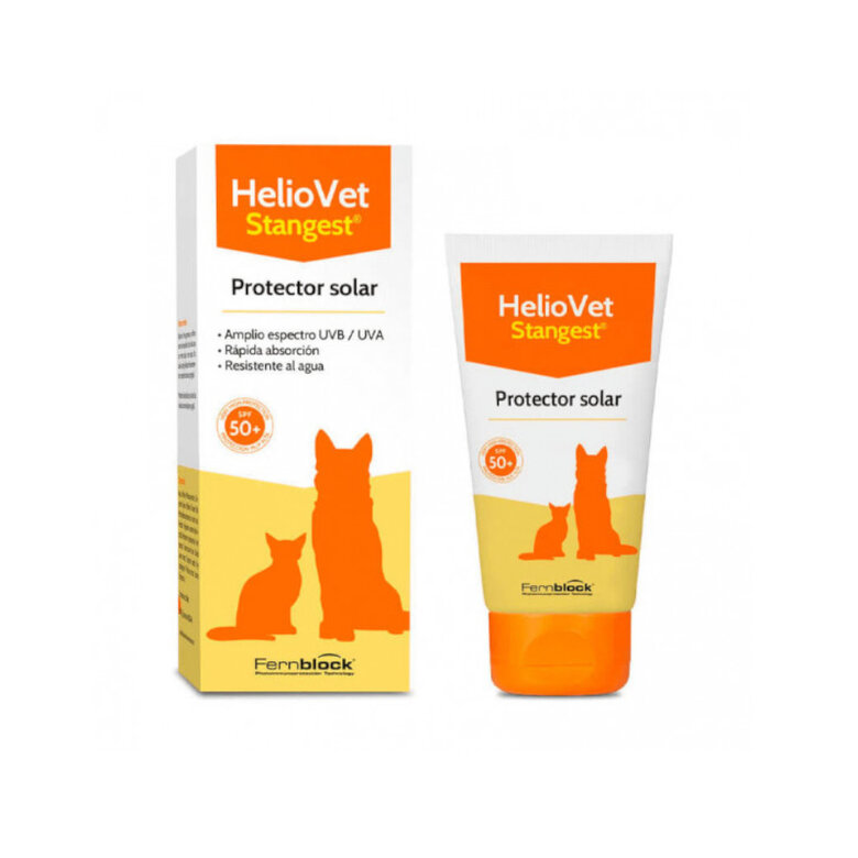 Stangest Heliovet SPF50+ Protector Solar en Crema para perros y gatos, , large image number null