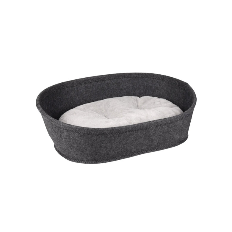 Flamingo Xepp Ovalado Gris Oscuro cama cuna para perros, , large image number null