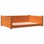 vidaXL Cama para perros madera de pino marrón cera 105,5x75,5x28 cm, , large indicador imagen numero 5