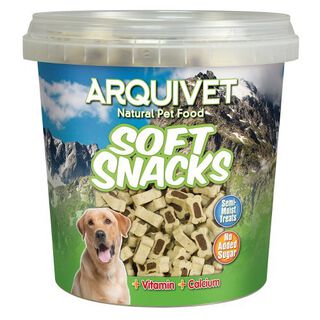 Huesitos Soft snacks Dúo Arquivet para perros sabor Arroz y Cordero