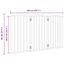 vidaXL Puerta para perros plegable 3 paneles álamo marrón roble 150 cm, , large indicador imagen numero 5