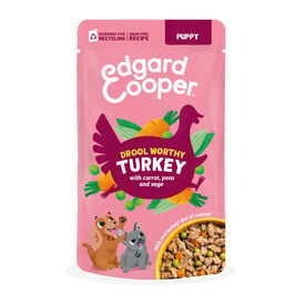 Edgard & Cooper Puppy Grain Free Pavo sobre para perros