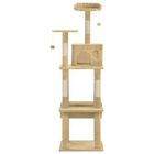 Rascador con poste de sisal para gatos color Beige, , large image number null