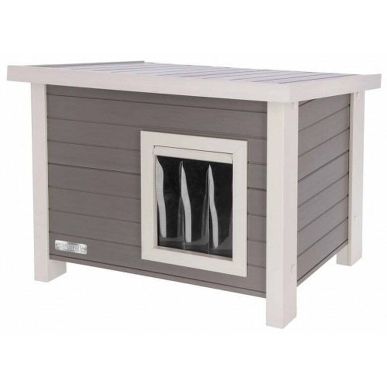 Caseta Kerbl para gatos color Gris