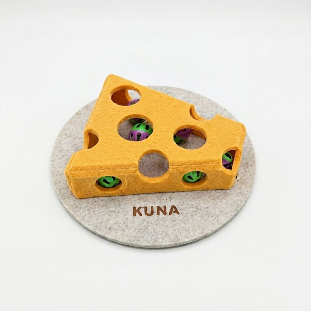 Juguete Interactivo KUNA con forma de Queso para Gatos, , large Imagen numero 4