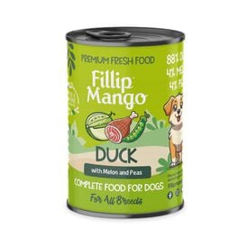 Pienso FIllip Mango para perros de pato, mel&oacute;n y guisantes 400gr
