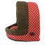 Cama para perros y gatos en forma de Cueva lunares Color Rojo, , large indicador imagen numero 4