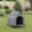 vidaXL Casa para perros tela Oxford y acero gris antracita, , large indicador imagen numero 2
