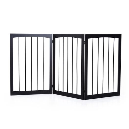 Pawhut barrera de seguridad portátil y plegable para perros, , large image number null
