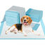 COSTWAY Almohadillas de Adiestramiento de Perros y Cachorros, 90 x 90 cm (100 Unidades) Empapadores Perros de 6 Capas, Almohadillas Desechables, Transpirables, Secado Rápido, A Prueba de Fuga, , large indicador imagen numero 15