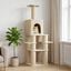 vidaXL &Aacute;rbol para gatos con postes de sisal Muebles Gatos jugar mascotas Torre, , large indicador imagen numero 2