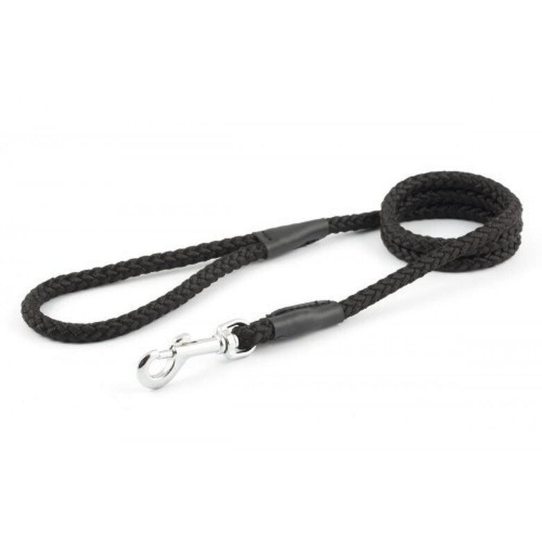 Correa de cuerda con gancho para perros color Negro, , large image number null