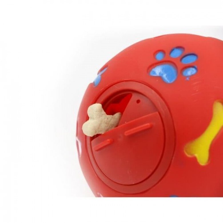 Tyrol pelota candy ball portagolosinas rojo para perros, , large image number null