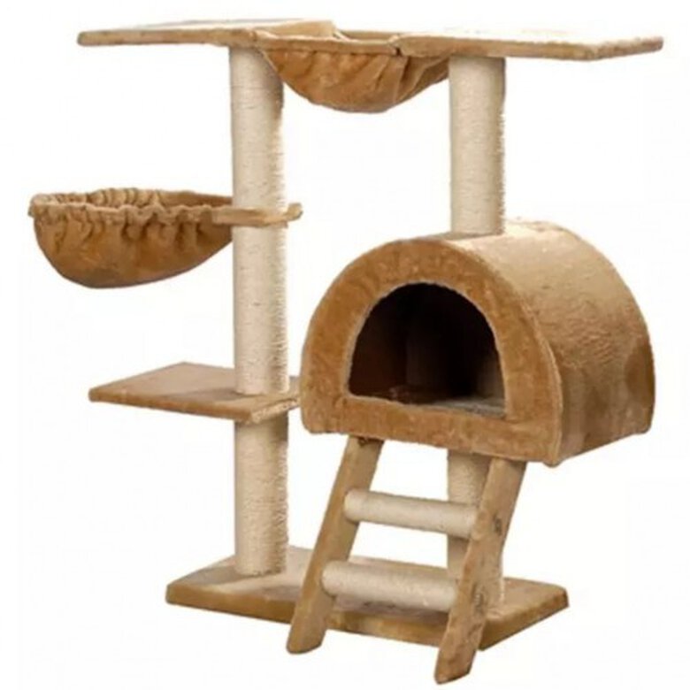Torre rascador para gatos color Beige, , large image number null