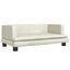 vidaXL Cama para perros de terciopelo crema 60x40x30 cm, , large indicador imagen numero 6