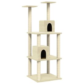 VidaXL Rascador para Estirarse color Crema para Gatos