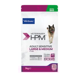 Virbac HPM Veterinary Adult Sensitive Large & Medium Pienso Cerdo para perros